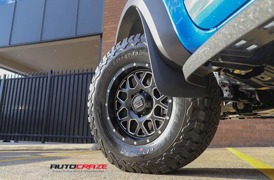FORD RAPTOR KMC XD820 GRENADE SATIN BLACK MILLED FINISH